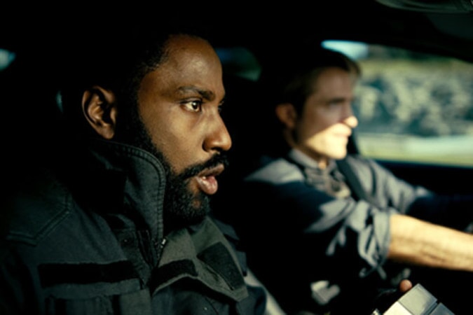Actors inside a car have a tense exchange