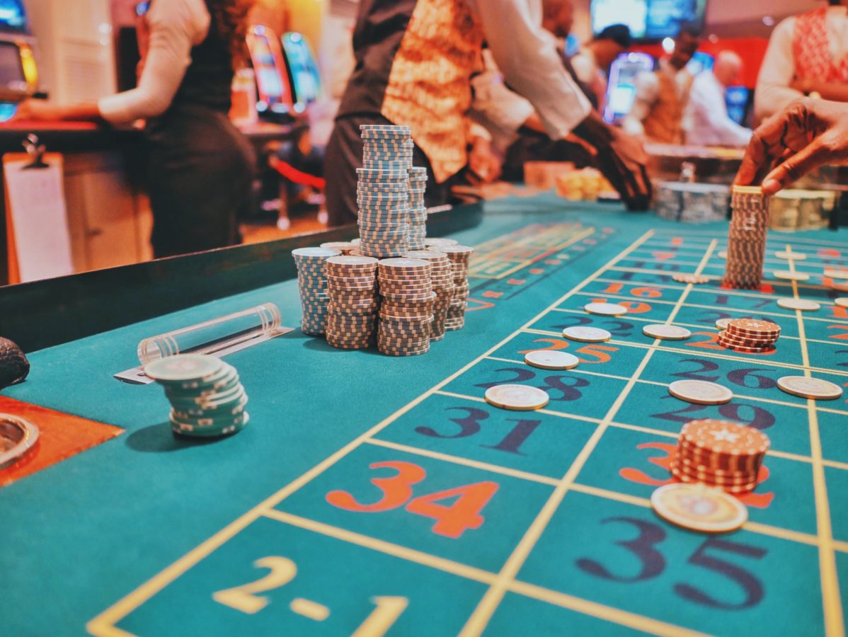 An image of a casino table