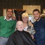 TER Councillor Ronnie Cairns charity head shave 34