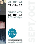gallery ten sept 2015 exhibition flyer