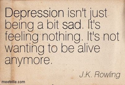 depression jk rowling | The Edinburgh Reporter