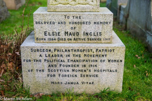 Elsie Inglis gravestone