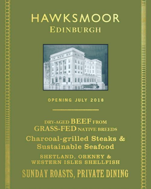 Hawksmoor to open Edinburgh restaurant this summer | The Edinburgh Reporter