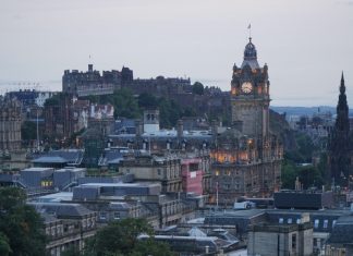 Vista of Edinburgh from Calton HIll