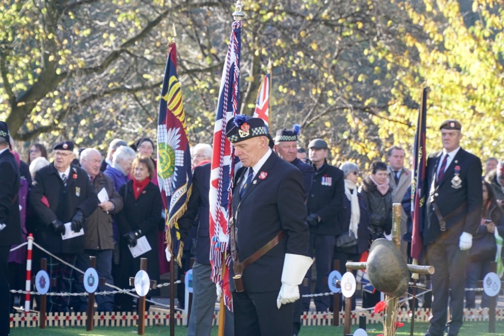 Standard Bearer at the Garden of Remembrance opening ceremony 2018