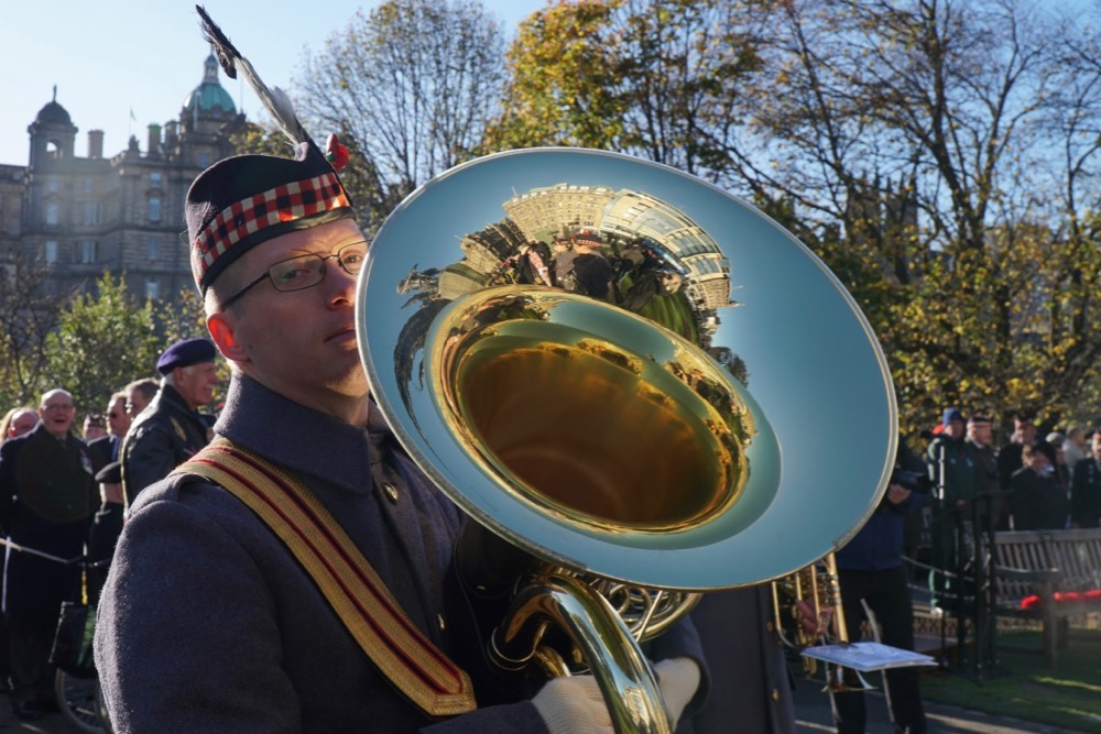 Instrumentalist from the Band of the Royal Regiment of Scotland