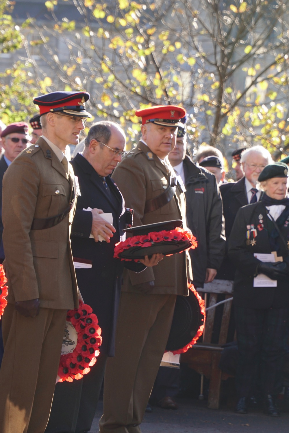 Wreath layers at the Garden of Remembrance opening ceremony 2018