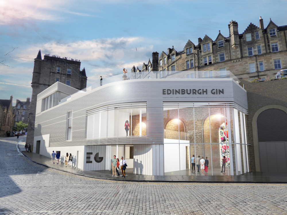 Visual of the new Edinburgh Gin distillery