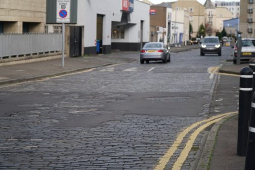 Cobbles on East London Street