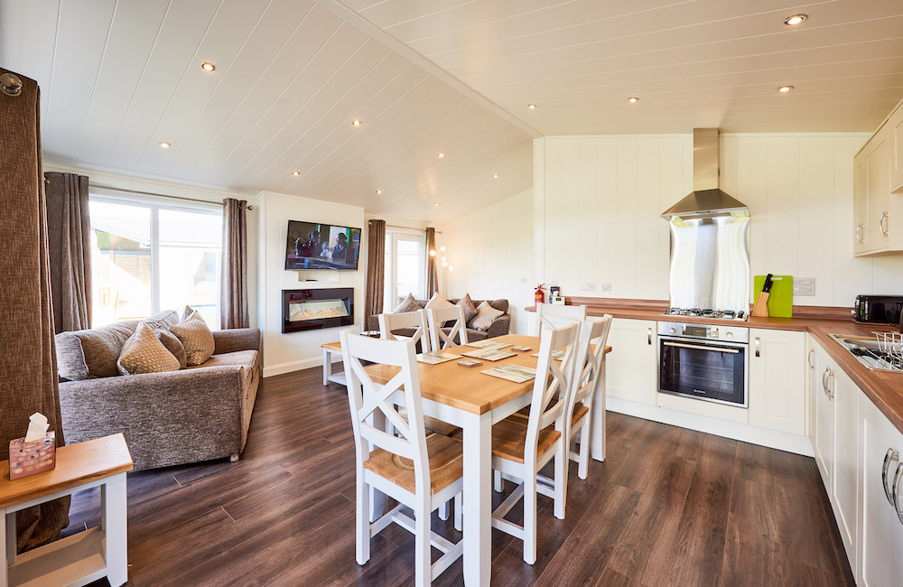 Dining area in lodge