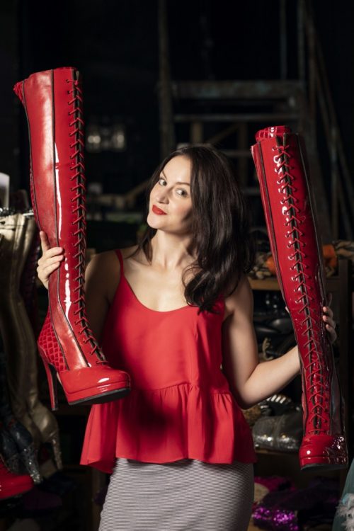 Cast member of Kinky Boots, a musical at the Edinburgh Playhouse from December 2018 to 5 January 2019