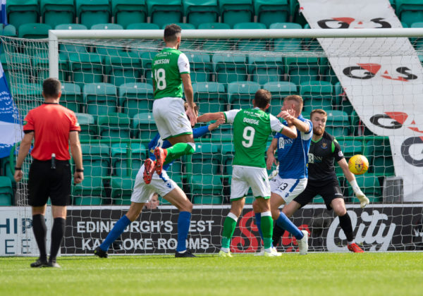 Controversial late equaliser denies Hibs victory over St ...