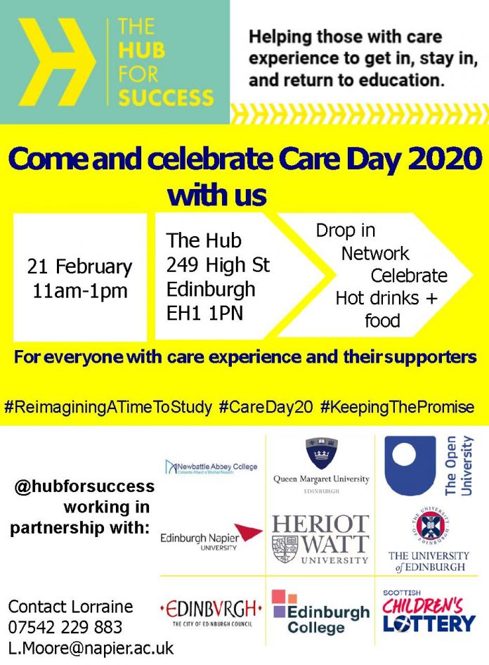 It is National Care Day 2020 drop in at The Hub The Edinburgh Reporter