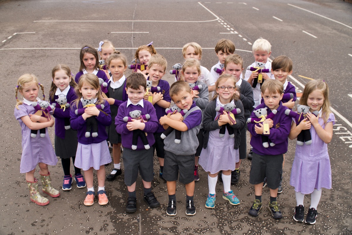 Buckstone Primary School say a big THANK YOU for the teddies The