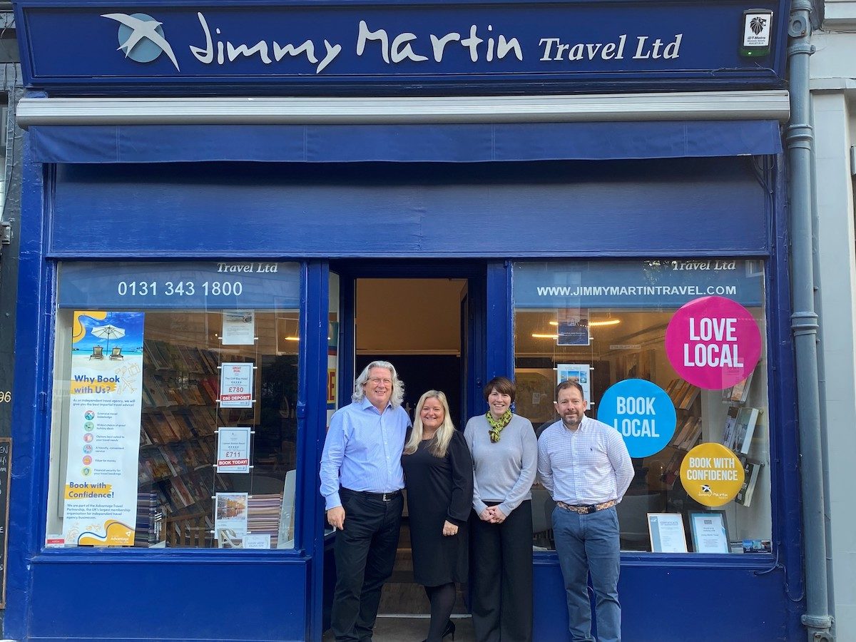 jimmy martin travel agent edinburgh