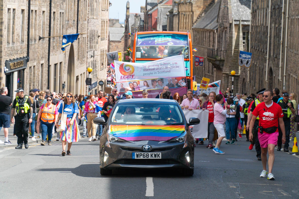 Hundreds Break Off From Edinburgh Pride In Protest - The Edinburgh Reporter