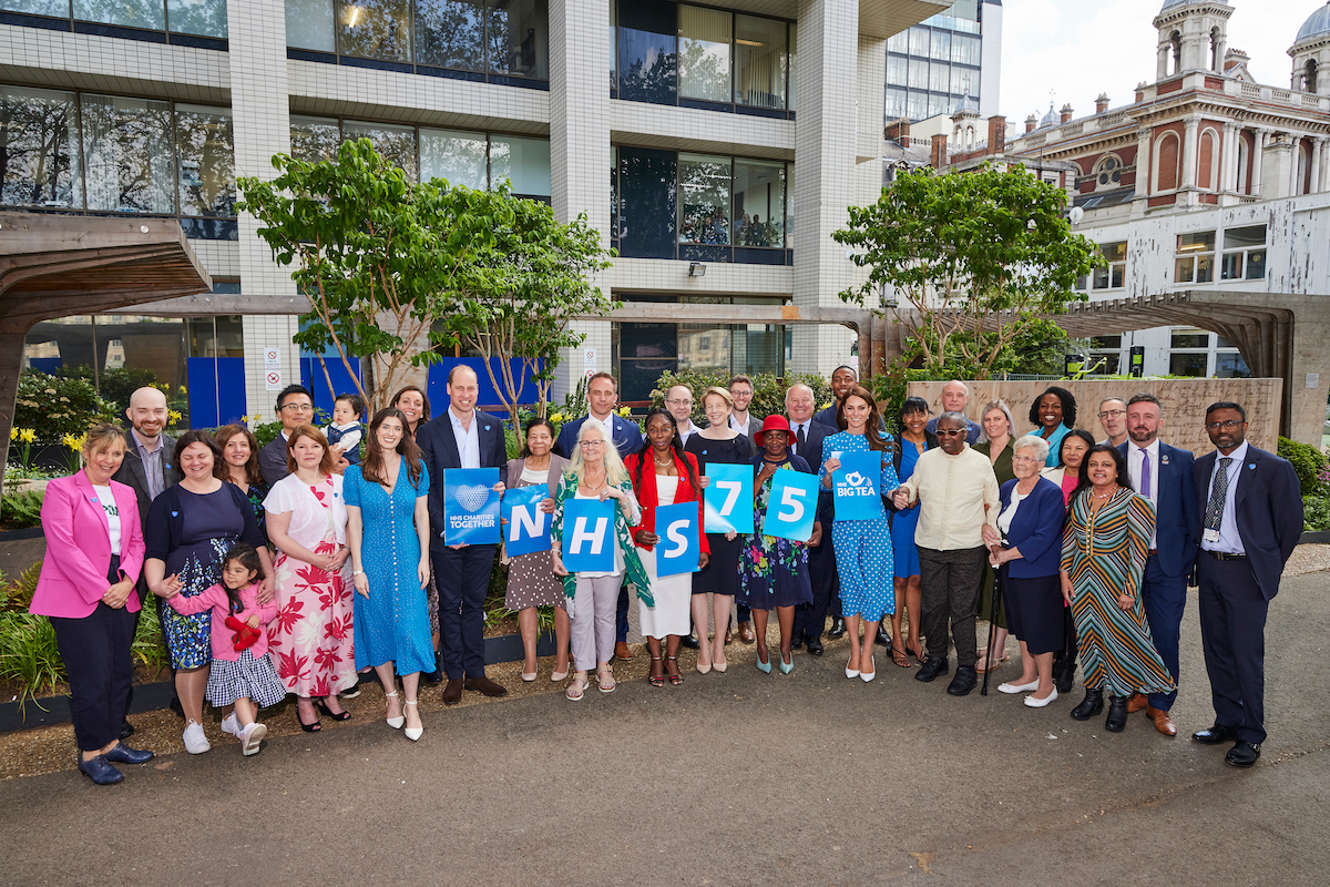 NHS Lothian Nurse Meets Royals At The NHS Big Tea 75th Anniversary ...