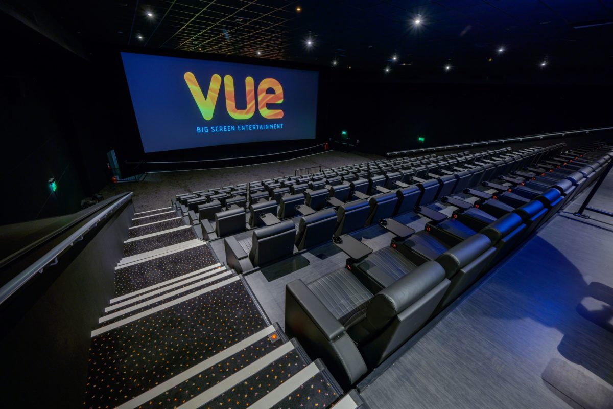 Edinburgh Vue Omni screen after refurb